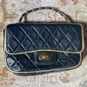 Kamarel Black Leather Purse